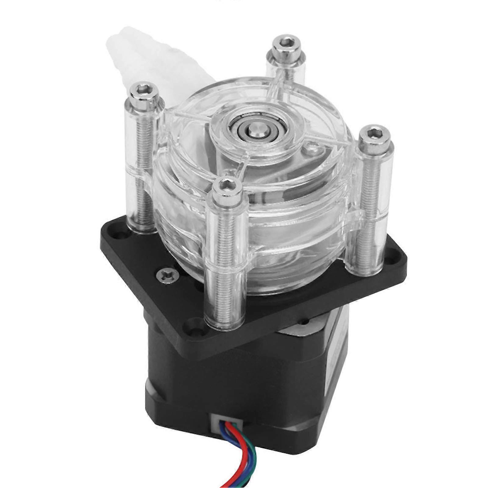 Peristaltic Stepper Motor Pump Large Size For Aquarium Analysis And Additives Ball Bearing Design