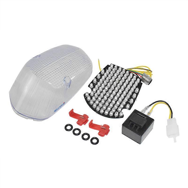For Honda SHADOW SABRE 1100 VT1100C 2000 2001 2002-2008 E-Mark Rear Tail Light Brake Turn Signals Integrated LED Light