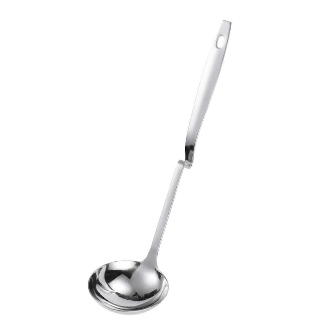 Stainless Steel Soup Ladle and Skimmer Set of 2 with Long Handle for Hot Pot Straining and Serving