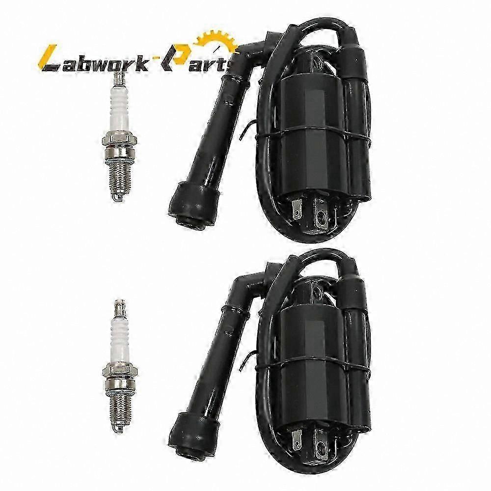 Ignition Coil Spark Plug Compatible with Intruder 1986-2004 Motorcycle Models
