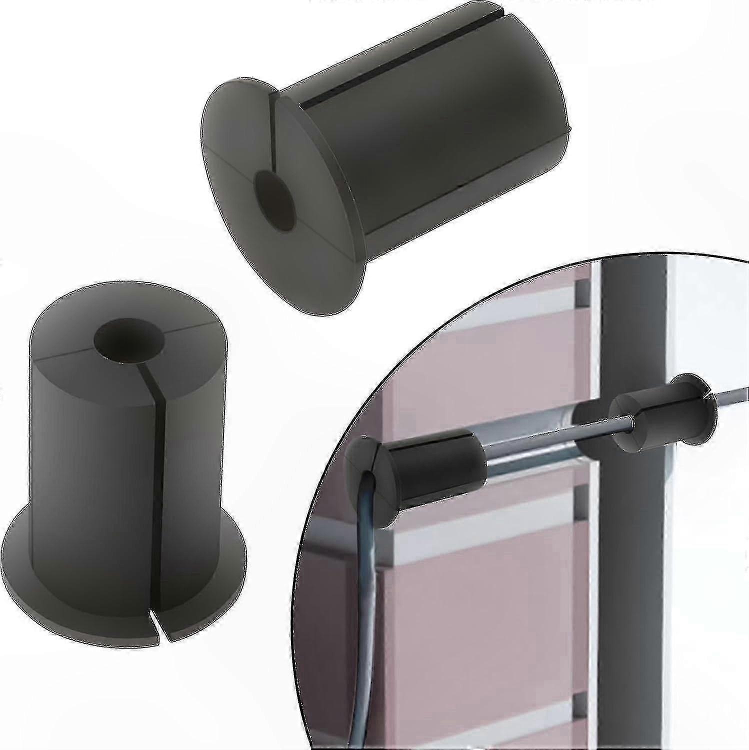 Wall Cable Routing Kit for 1 Inch Hole, Bushing Grommet for Ethernet Cables