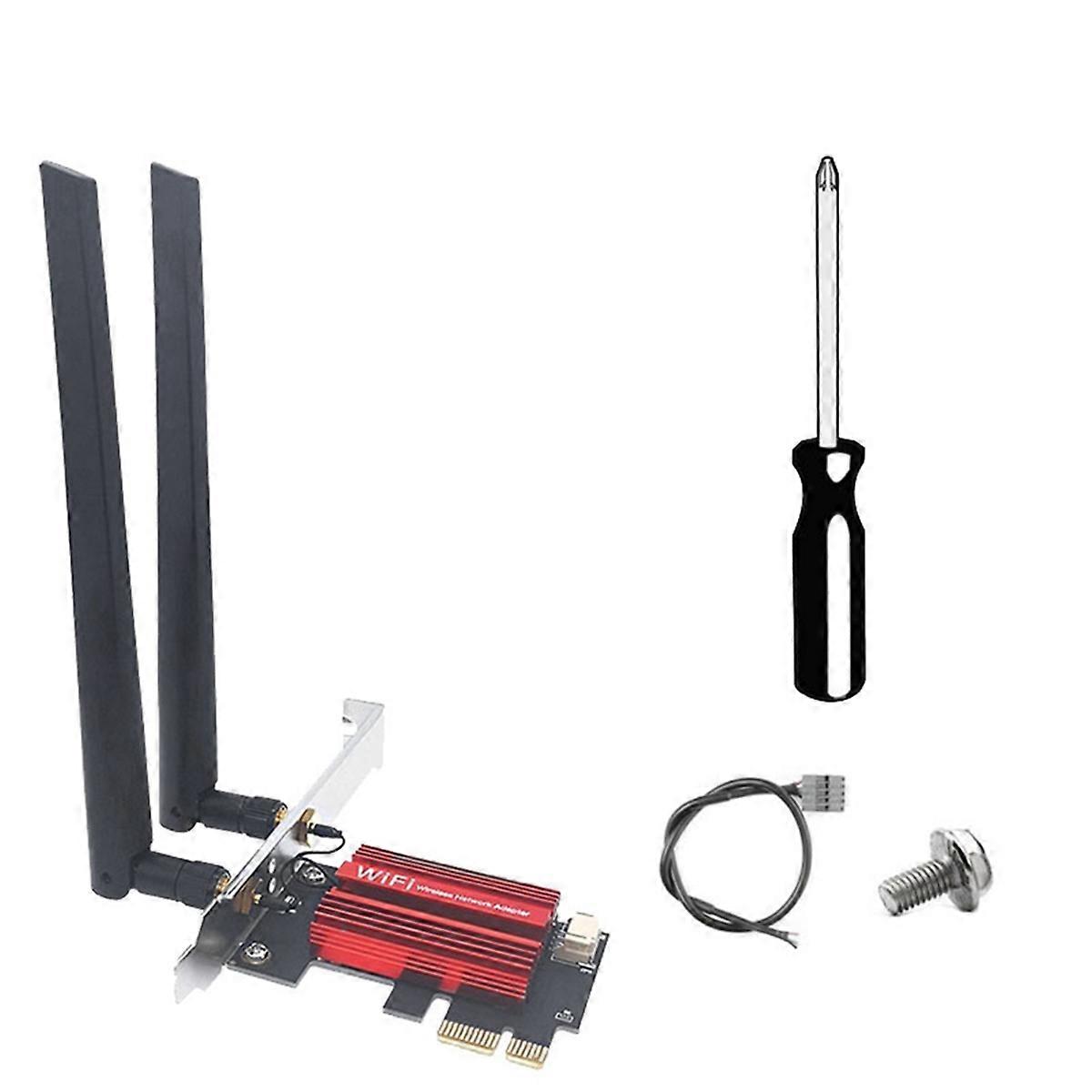 WiFi 7 QCNCM865 PCI-E Adapter 9256Mbps Kit BT5.4 Tri Band 2.4G/5G/6GHz Desktop Wireless Netzwerkadapter für Win10/11