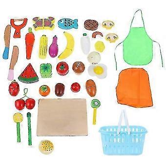 26X18cm Colorful Toy Tools 1 Set Of Cutting Vegetables Toy Children Food Play Toy Early Education Fo