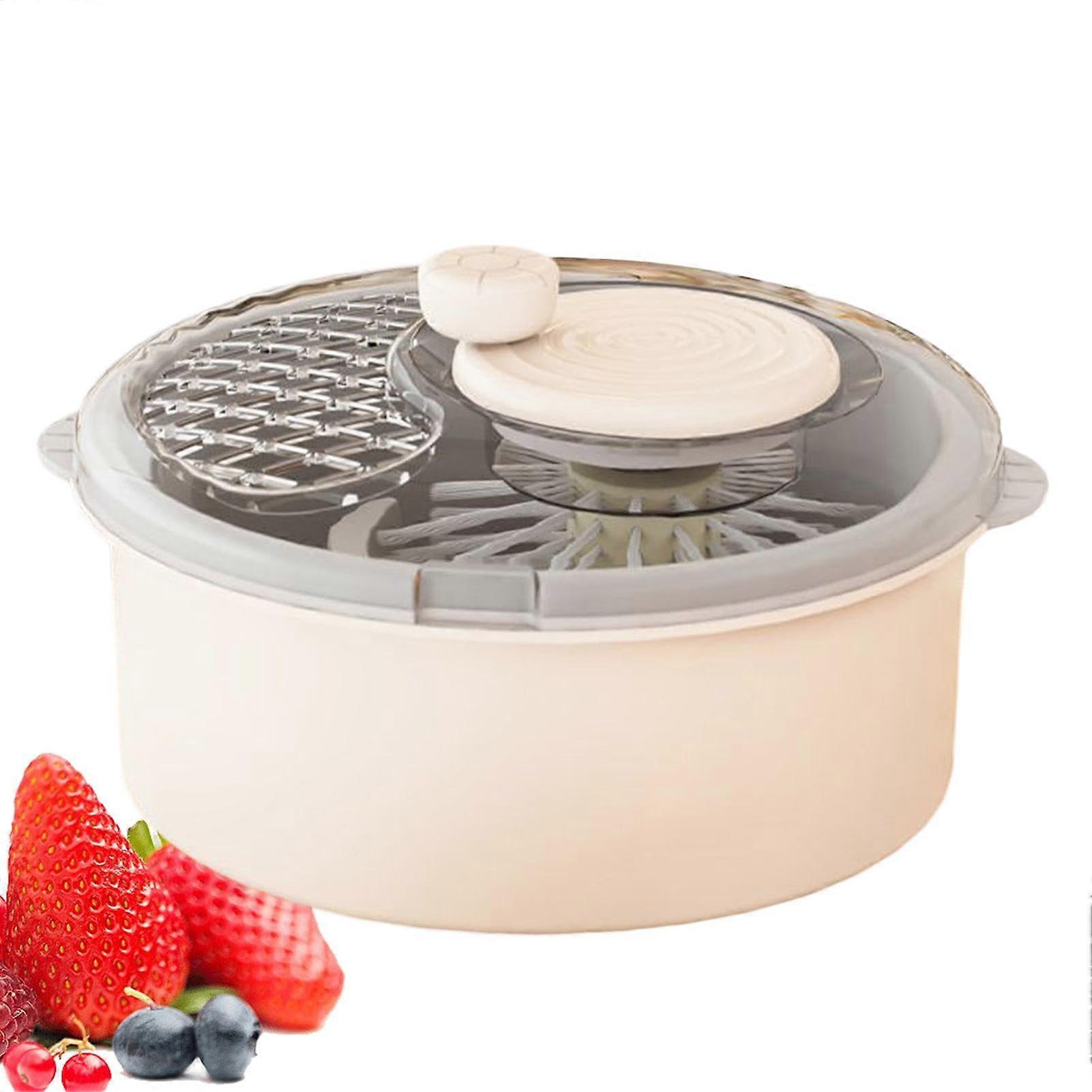 Fruit Washer Spinner Bowl with Colander for Effective Cleaning of Berries, Vegetables & Fruits