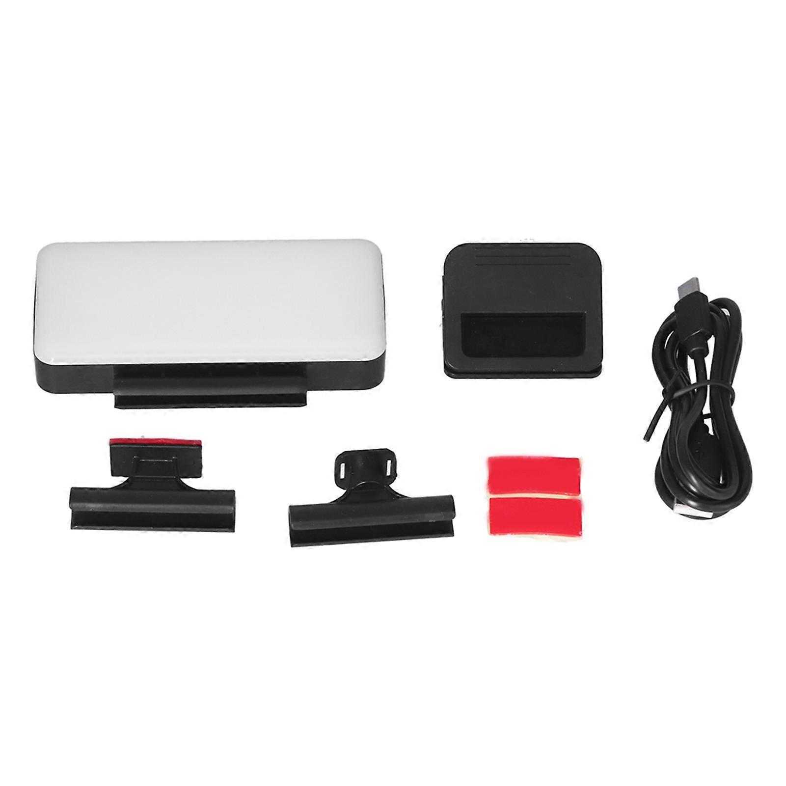 Portable LED Fill Light - 3 Modes & Adapters for Video Conferencing & Live Streaming