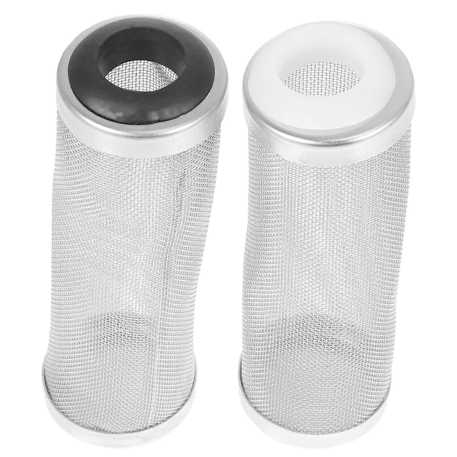 2pcs Aquarium Fish Tank Inlet Intake Mesh Filter Strainer Case