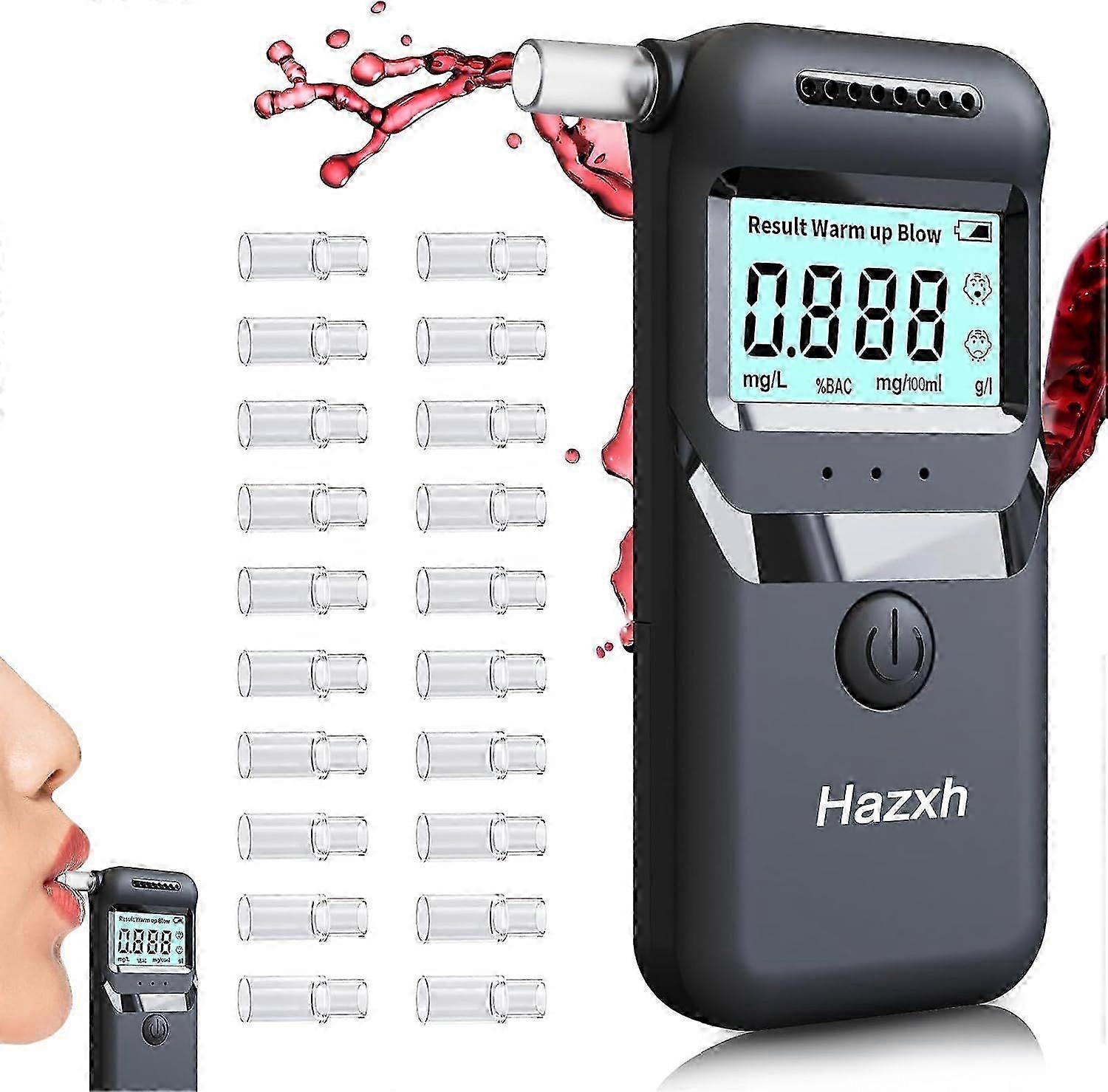 2025 Latest Model Breathalyzer,Professional-Grade Alcohol Tester with LCD
