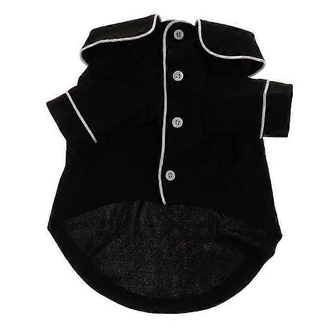 British Style Pajamas Pet Overcoat Clothes With Button Dog Puppy Soft