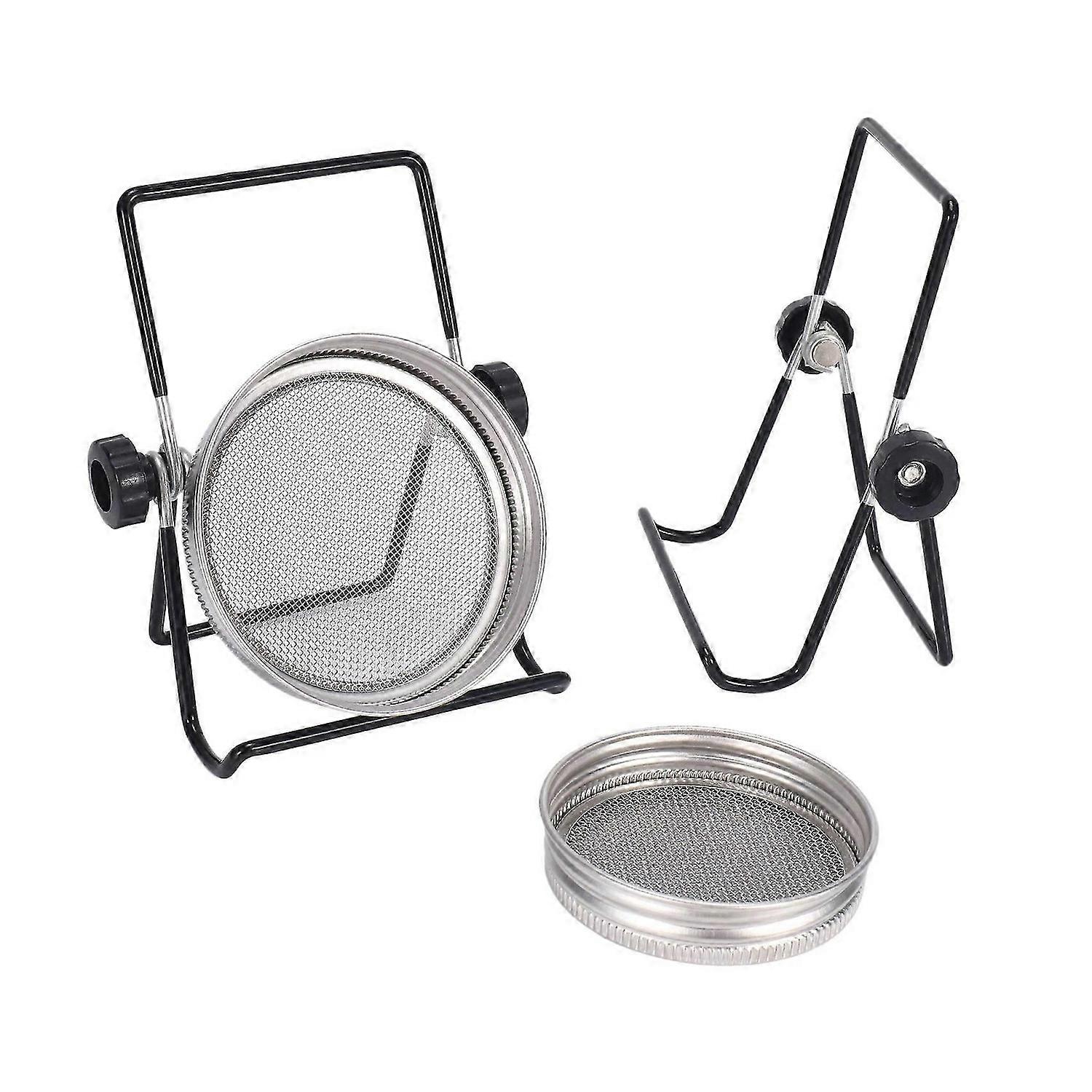 Sprouting Jar Mesh Lids Kit - 4 Pcs Sprouting Lids Stainless Steel