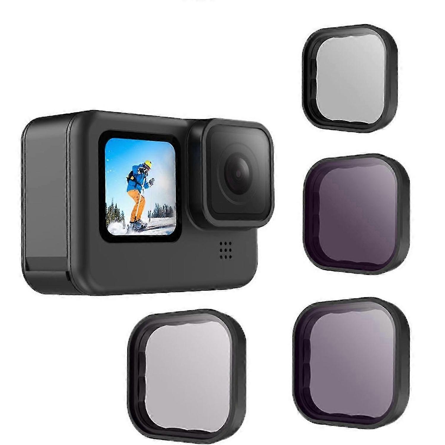 ND8 ND16 ND32 CPL Lens Filters Set for GoPro Hero 12 Action Camera
