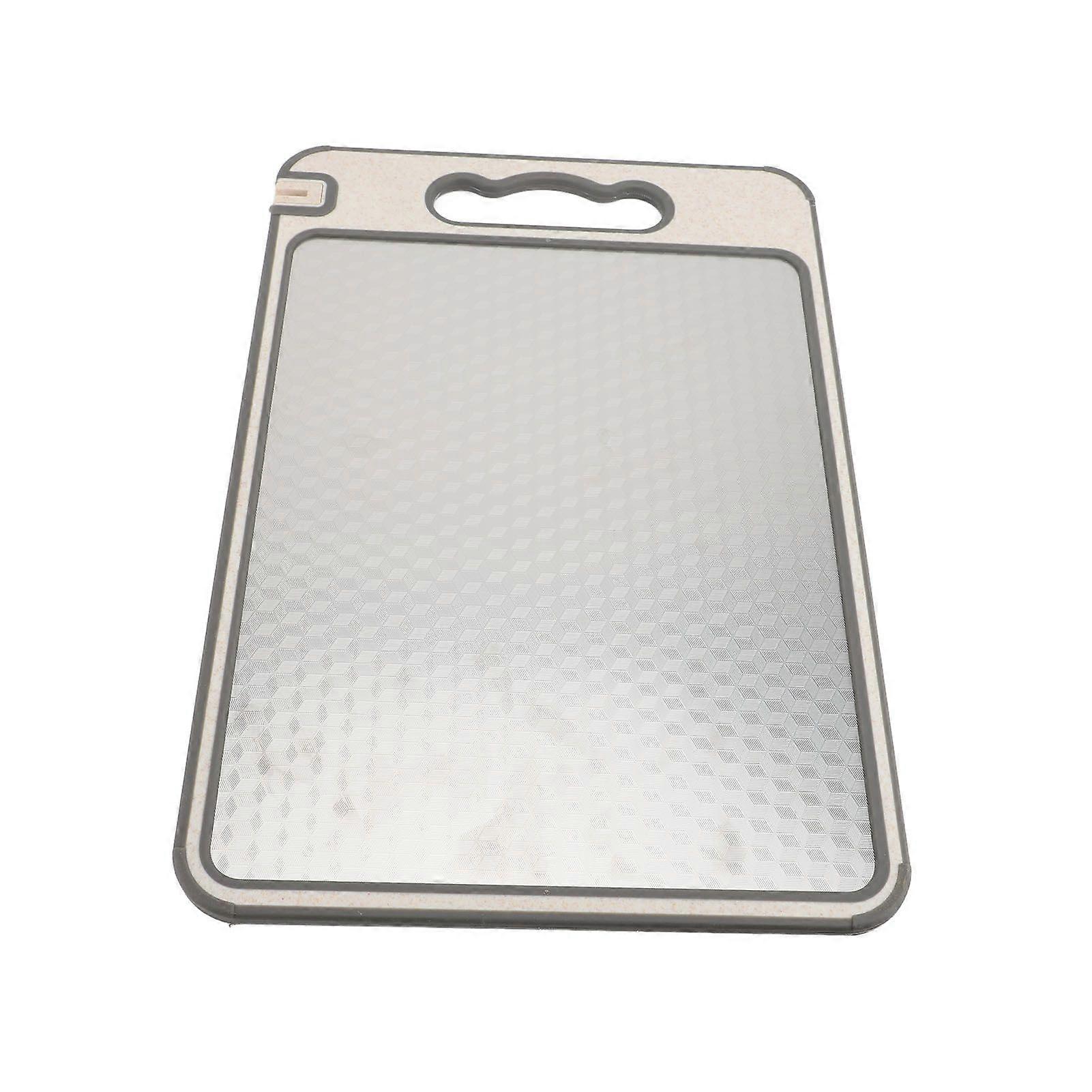 Kitchen Cutting Board Plastic Stainless Steel Double Sided Non Slip Chopping Board
