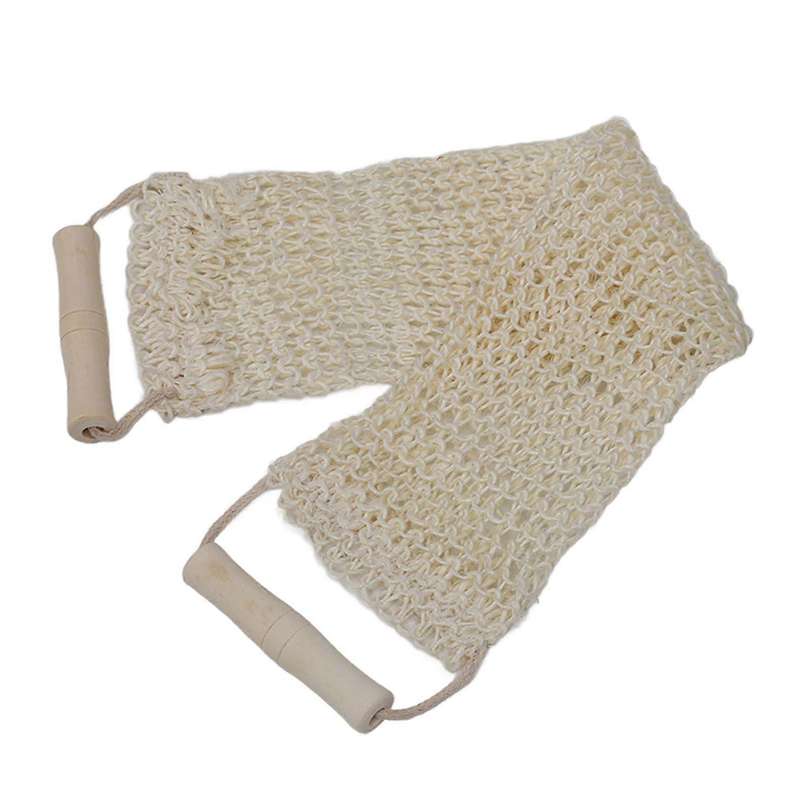 Exfoliating Washcloth Shower Towel Large Wash Cloth Portable Long Cleansing Back Scrubber