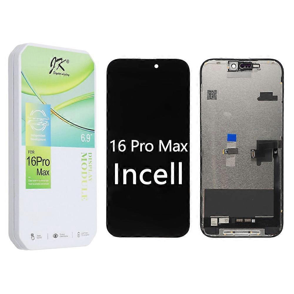 Compatible For iPhone 16 Pro Max Grade C LCD Screen and Digitizer Assembly Part (JK Incell Technology) (Without Logo)