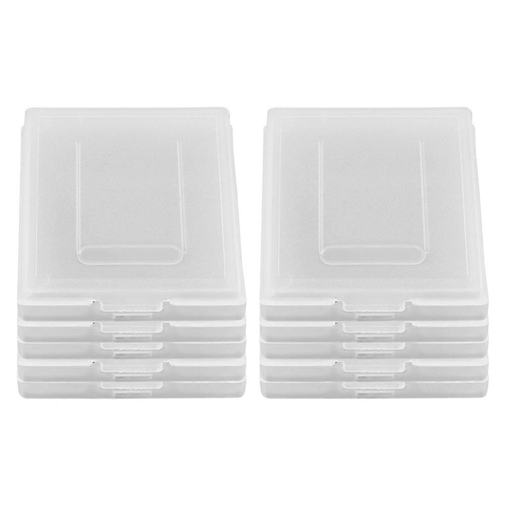 Playing Card Case Game Cards Storage Case for Storage 10Pcs White ABS