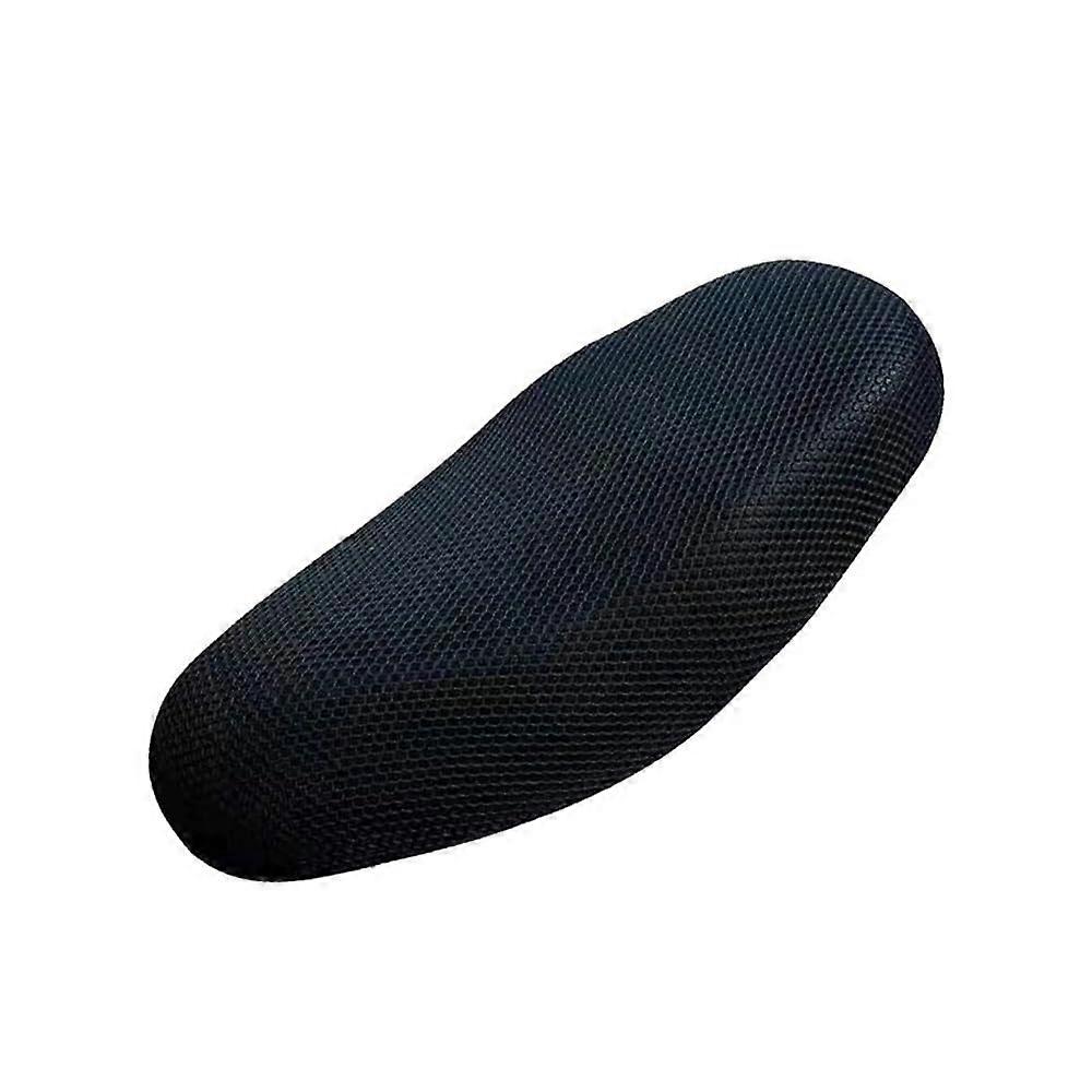 Motorbike Seat Chair Protector 1Piece Breathable Scooter Seat Cover Mesh AntiSlip Grid Pad 75x55cm
