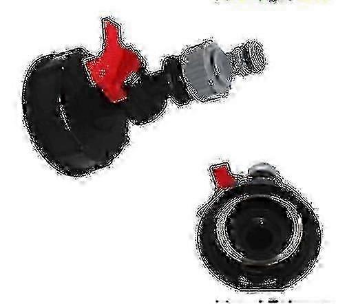 3/4 Inch Plastic Faucet with S60x6 Adapter for Garden Use Threaded Valve for Irrigation Systems Includes Faucet Only No Additional Components
