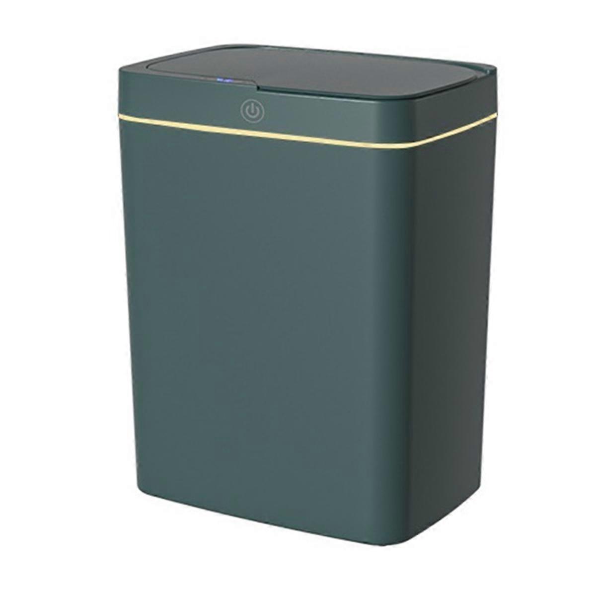 Trash Can Touchless Sensor Trash Can green