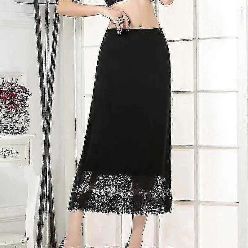 Women's Modal Half Slip with Lace Trim and Petticoat Design for Comfort and Style