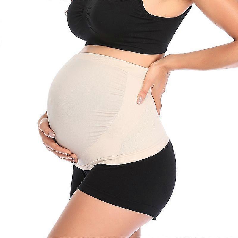 Breathable Soft High Elasticity Seamless Maternity Support Waistband