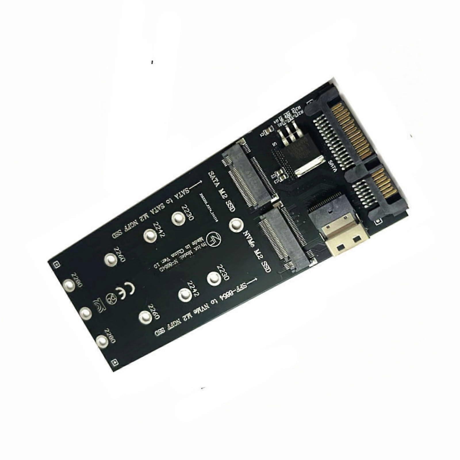 SFF8654 To NVMe PCIe Adapter Card External Expansion Card For Desktop Motherboard NVMe Converter