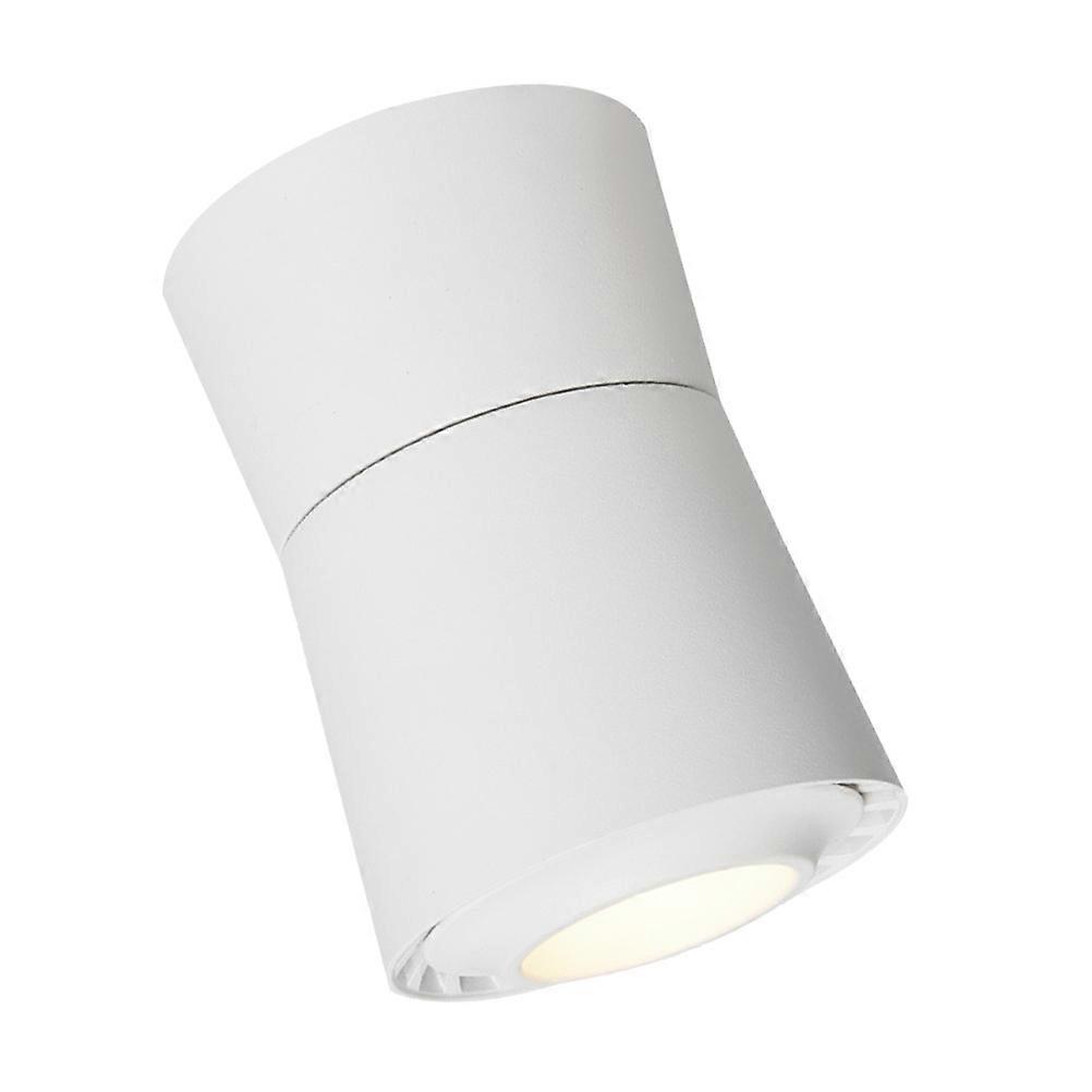 White LED Ceiling Spotlight Lamp for Shop Display Adjustable Lighting Head 1Pack