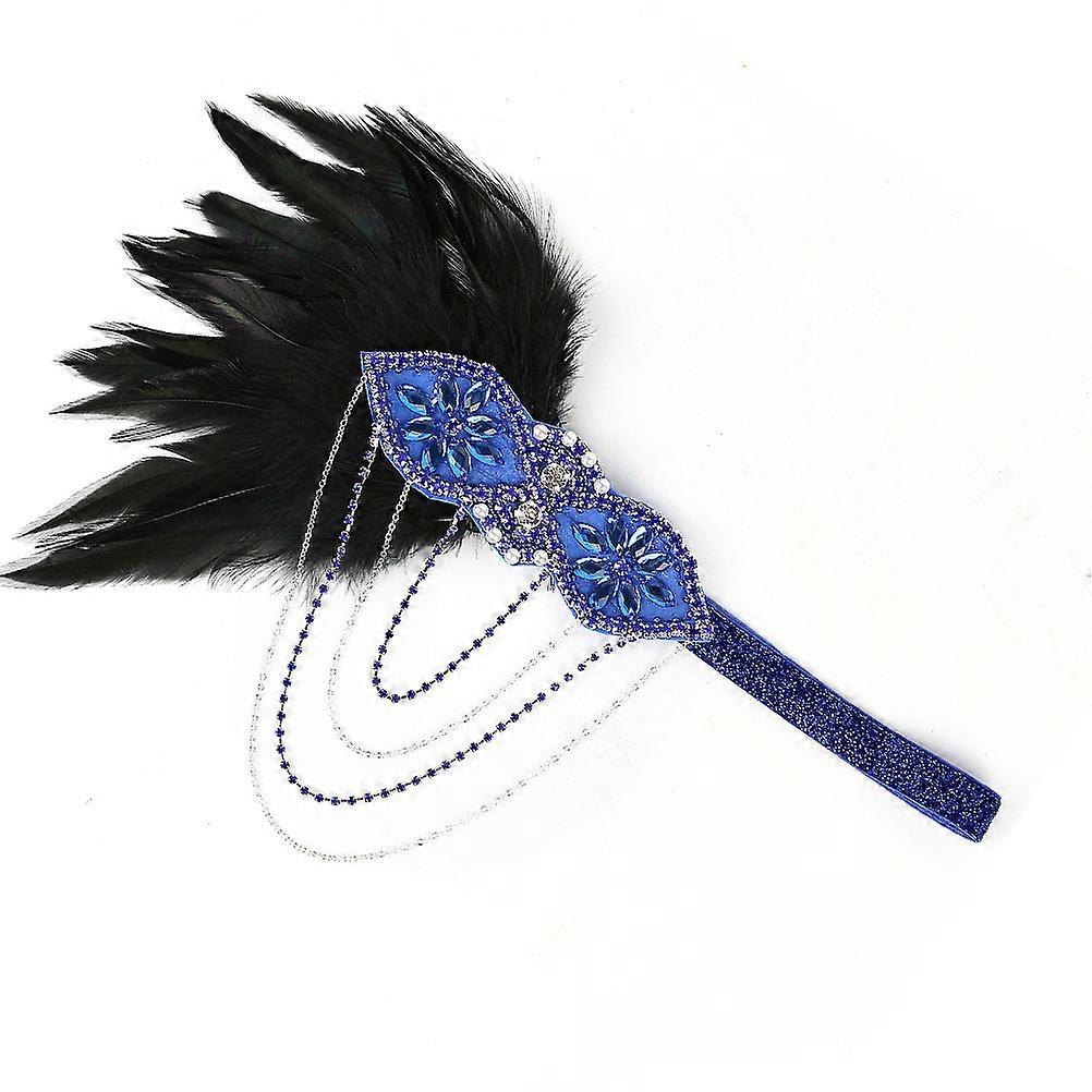 Damen-Haarband, blau, bequem, modisches Accessoire