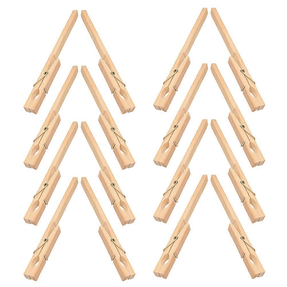 Test Tube Fixing Clips Bamboo Clamp for Laboratory Use 20Pcs