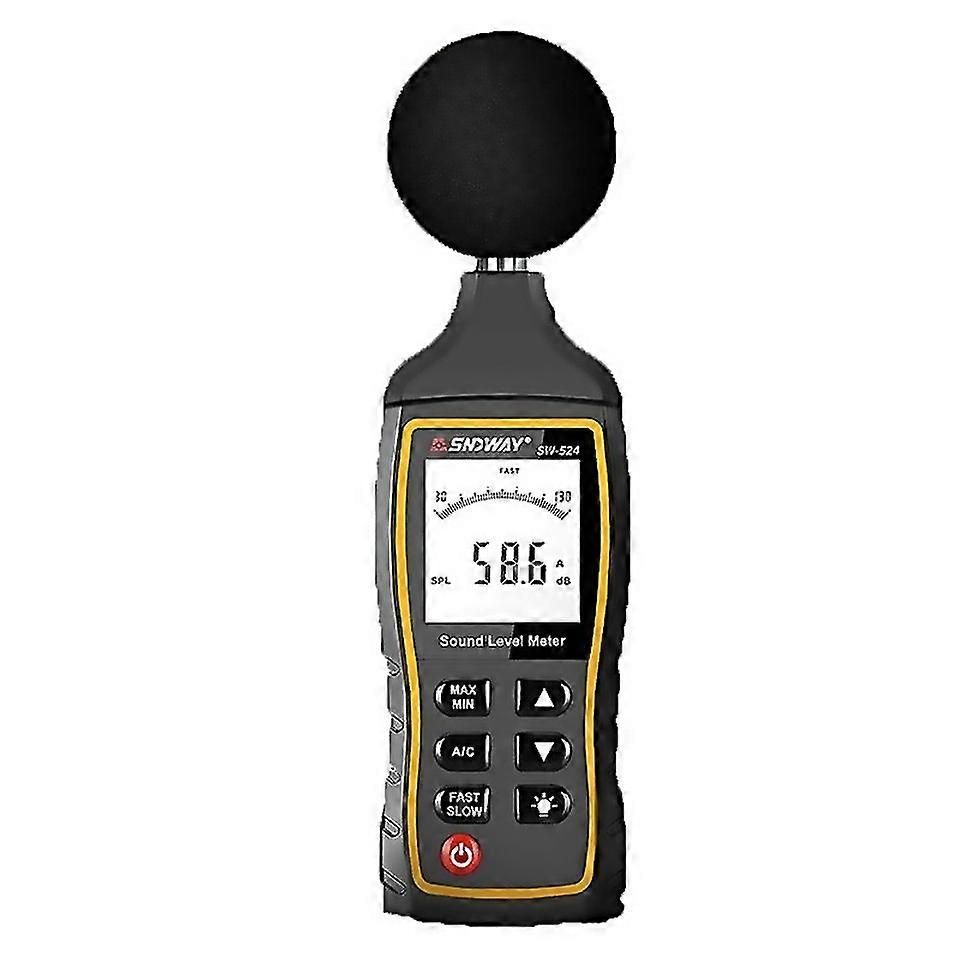 For New Sndway Handheld High Precision Noise Decibel Meter Sw524storageusb Communication