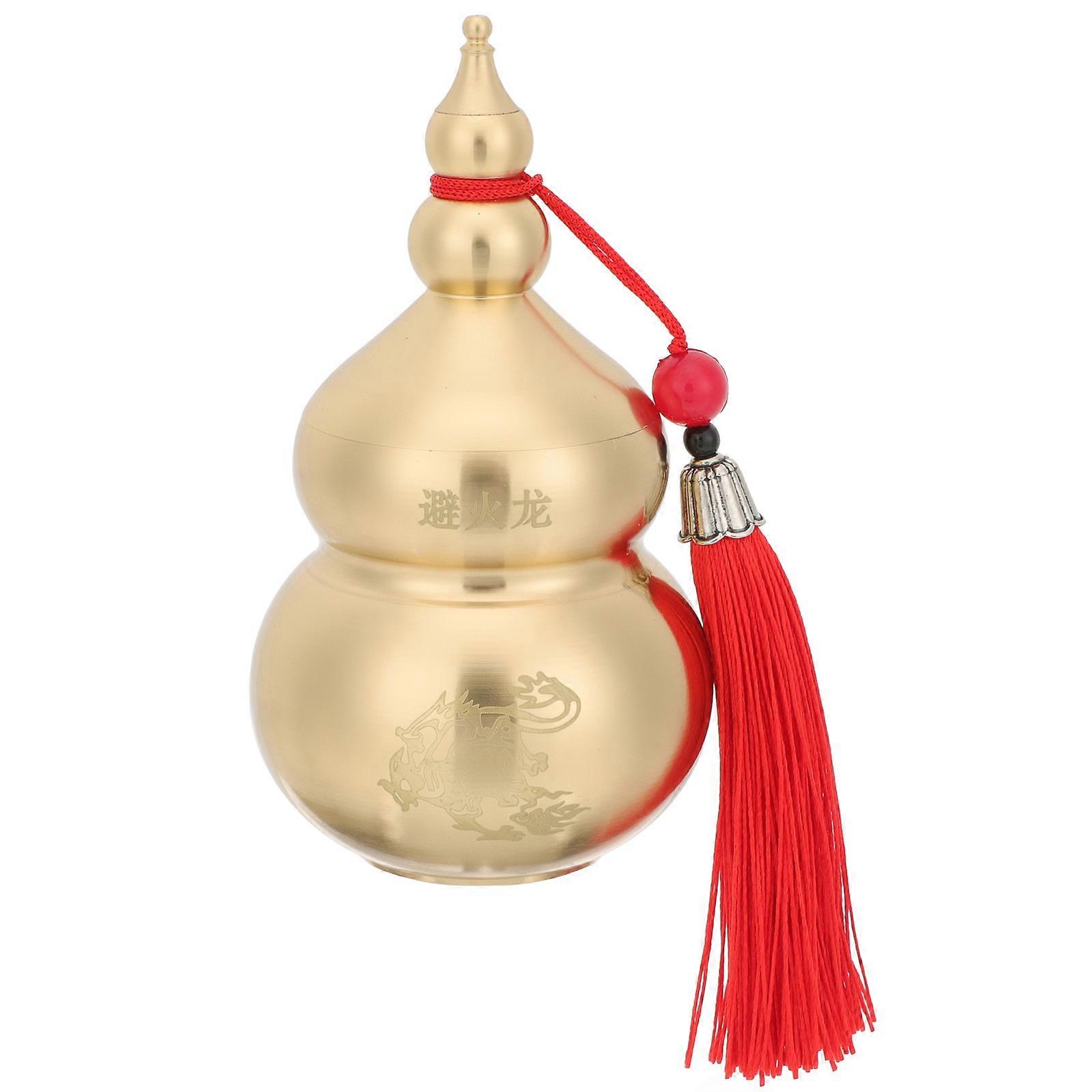 Lucky Gourd Adorn 5Pcs Indoor Decoration For Friends And Family In Gourd Shape With Creative Design And 11X6CM Size