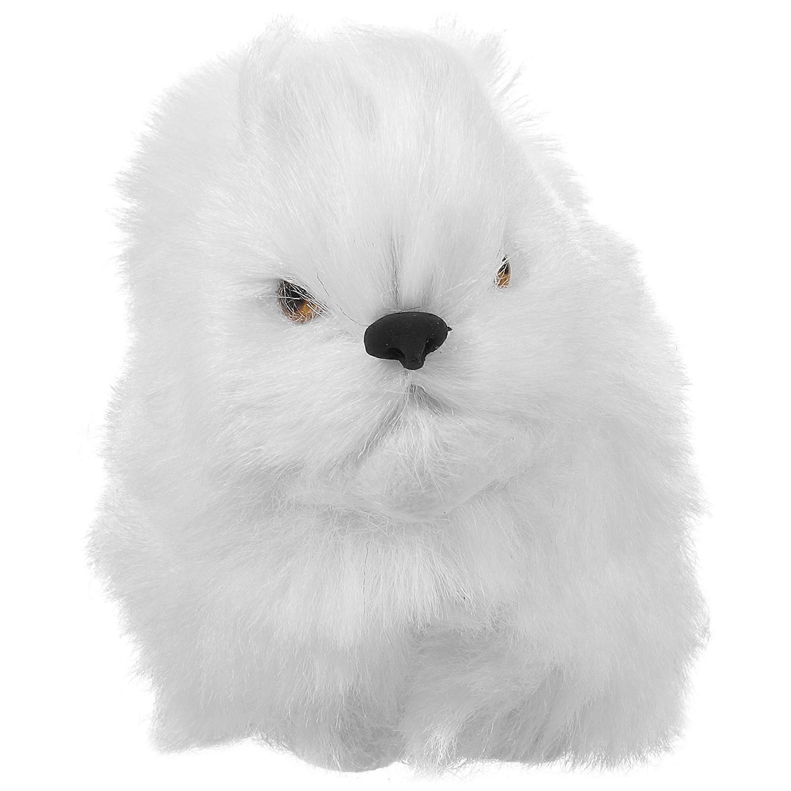 Squirrel Figurine Simulation Squirrel Sculpture for Home 4Pcs
