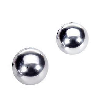 Chrome Baoding Balls for Exercise Use Pair of Palm Massager Balls