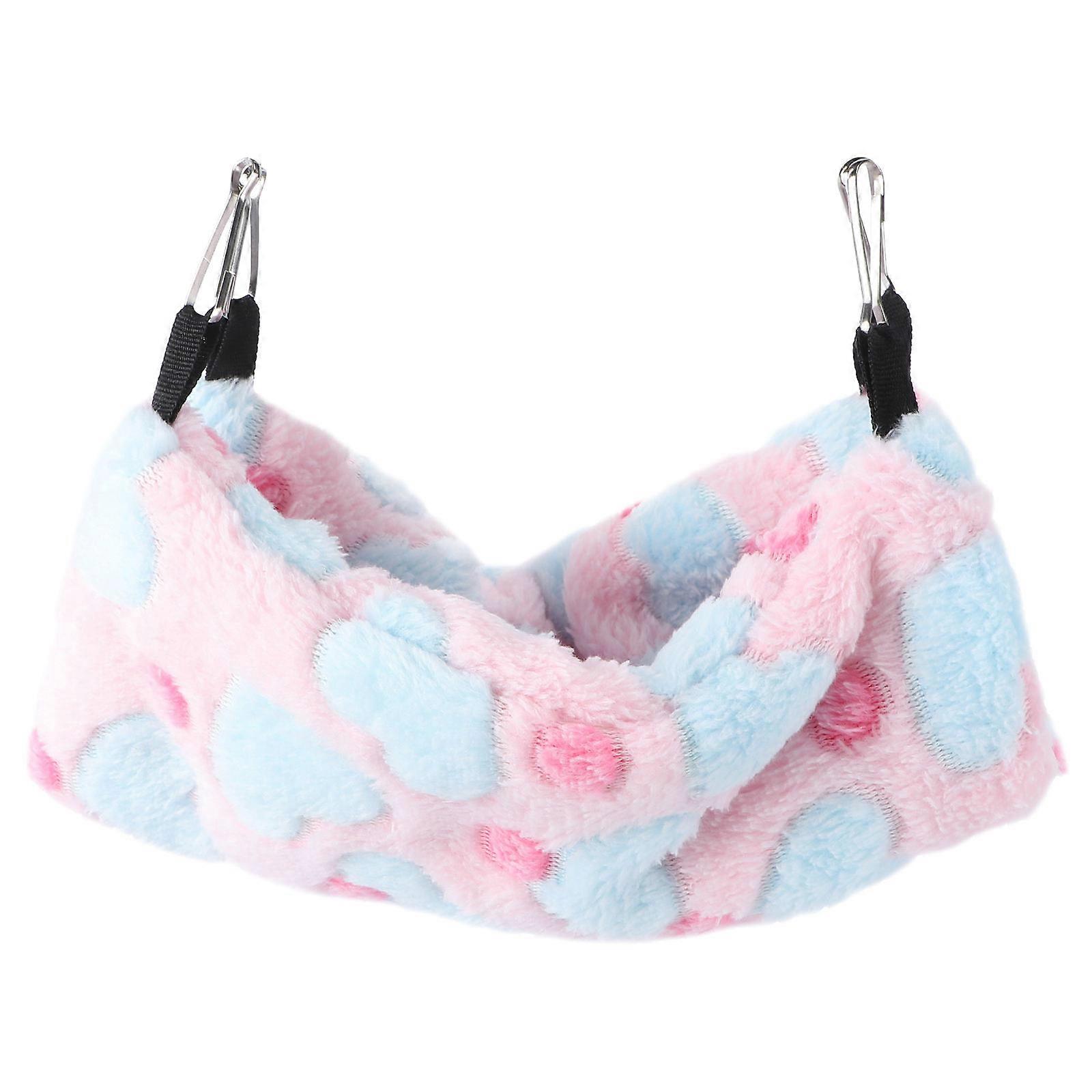 Hanging Bed Plush Hamster Hammock for Secure Pet Sleeping 1Pcs