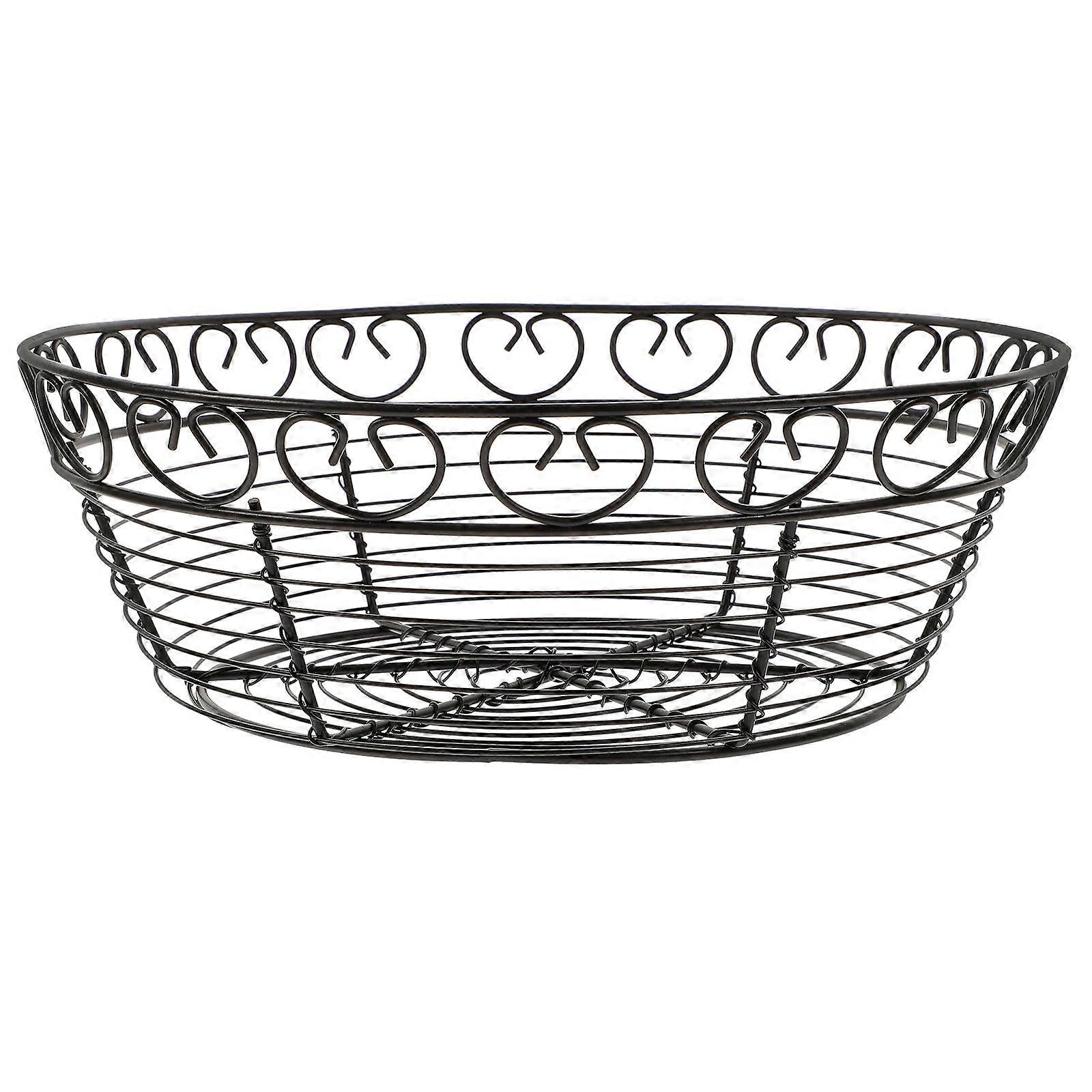 25X25X8.5CM Fruit Storage Basket For Home Office And Fruit Store Functionality And Style 3Pcs