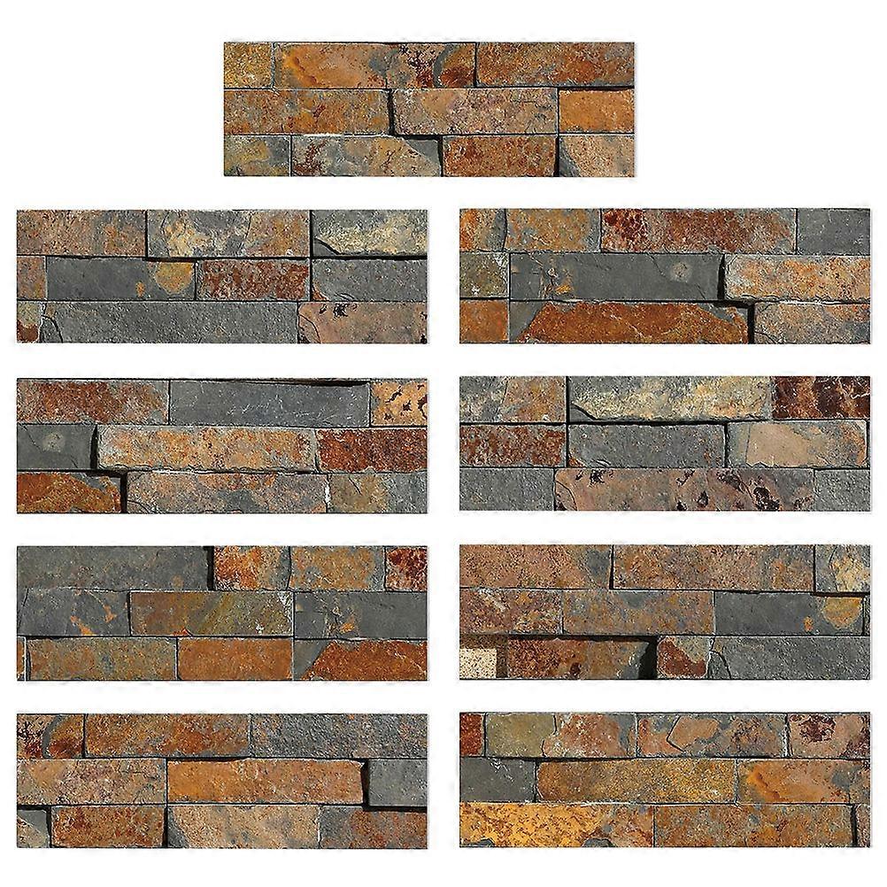 Decorative Wall Decals For Kitchen Homeowners Rectangular 30x10cm Easy To Clean 36Pcs