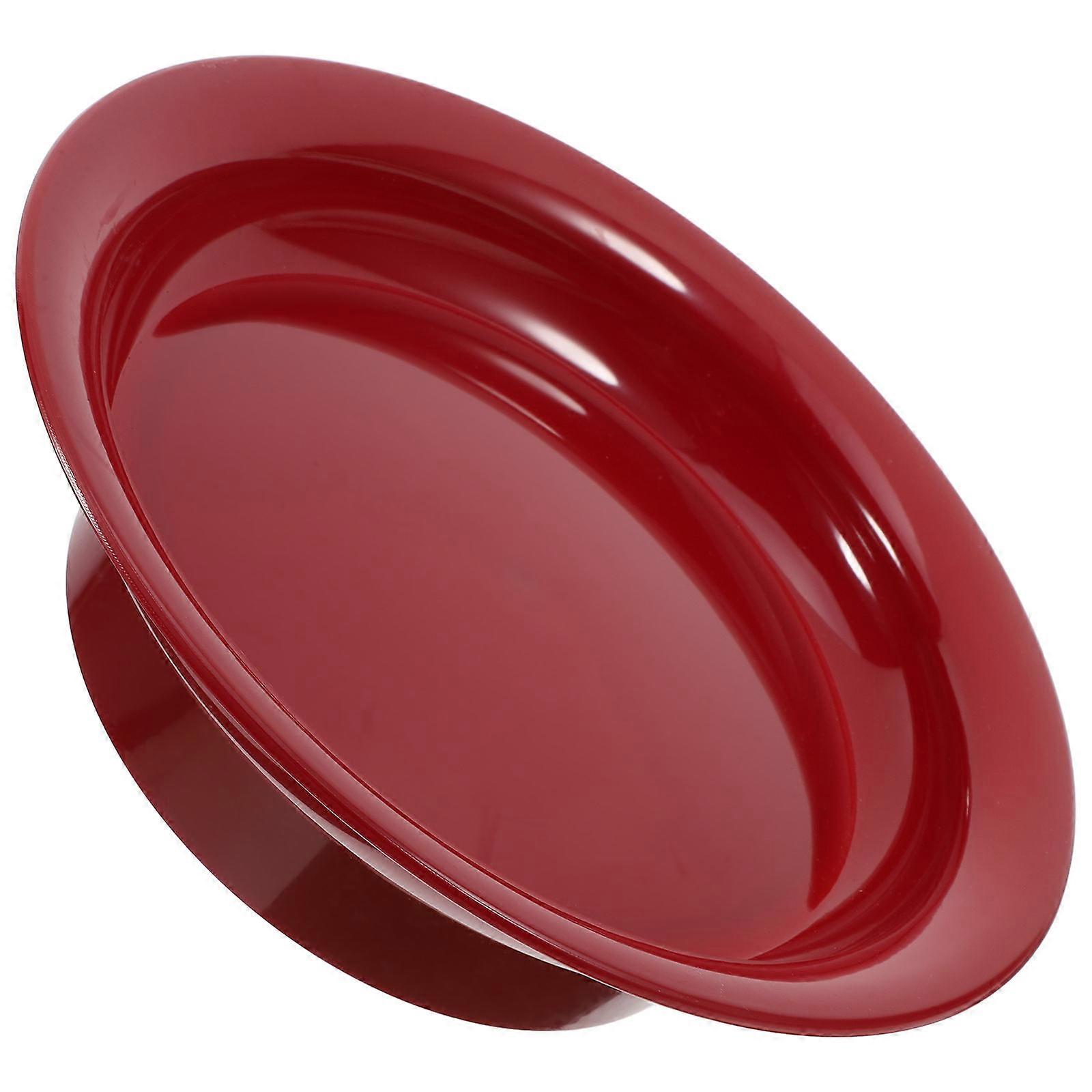 Fruit Basket Red Plastic for Storage 2Pcs Decorative Party Fruit Holder