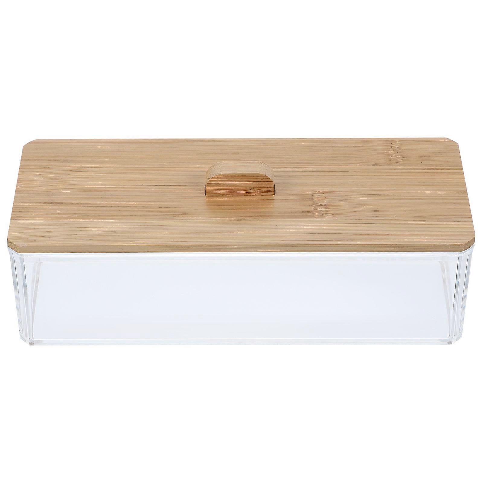 Desktop Napkin Holder Acrylic Tissue Box for Storage 5Pcs Set