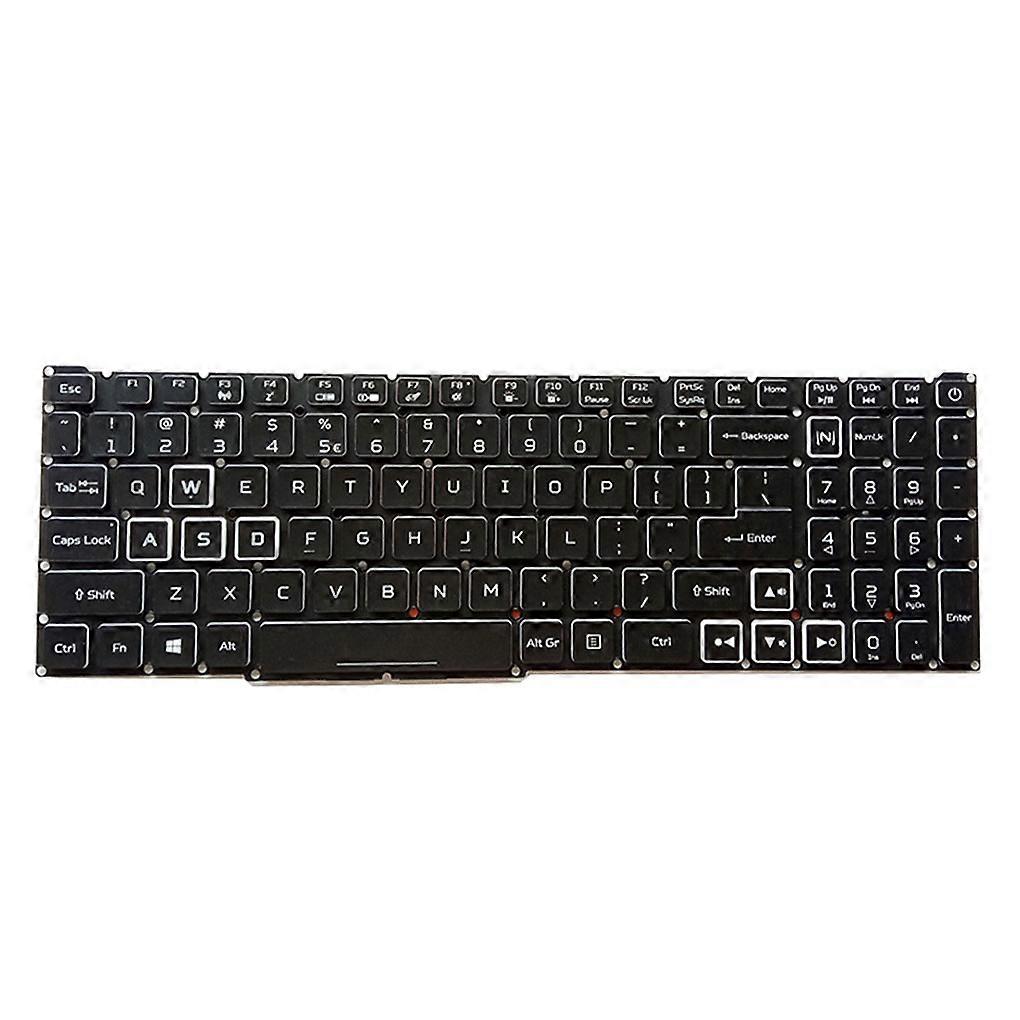 Backlit Keyboard White Edge Dust-proof Replacement for Acer Nitro AN515-57