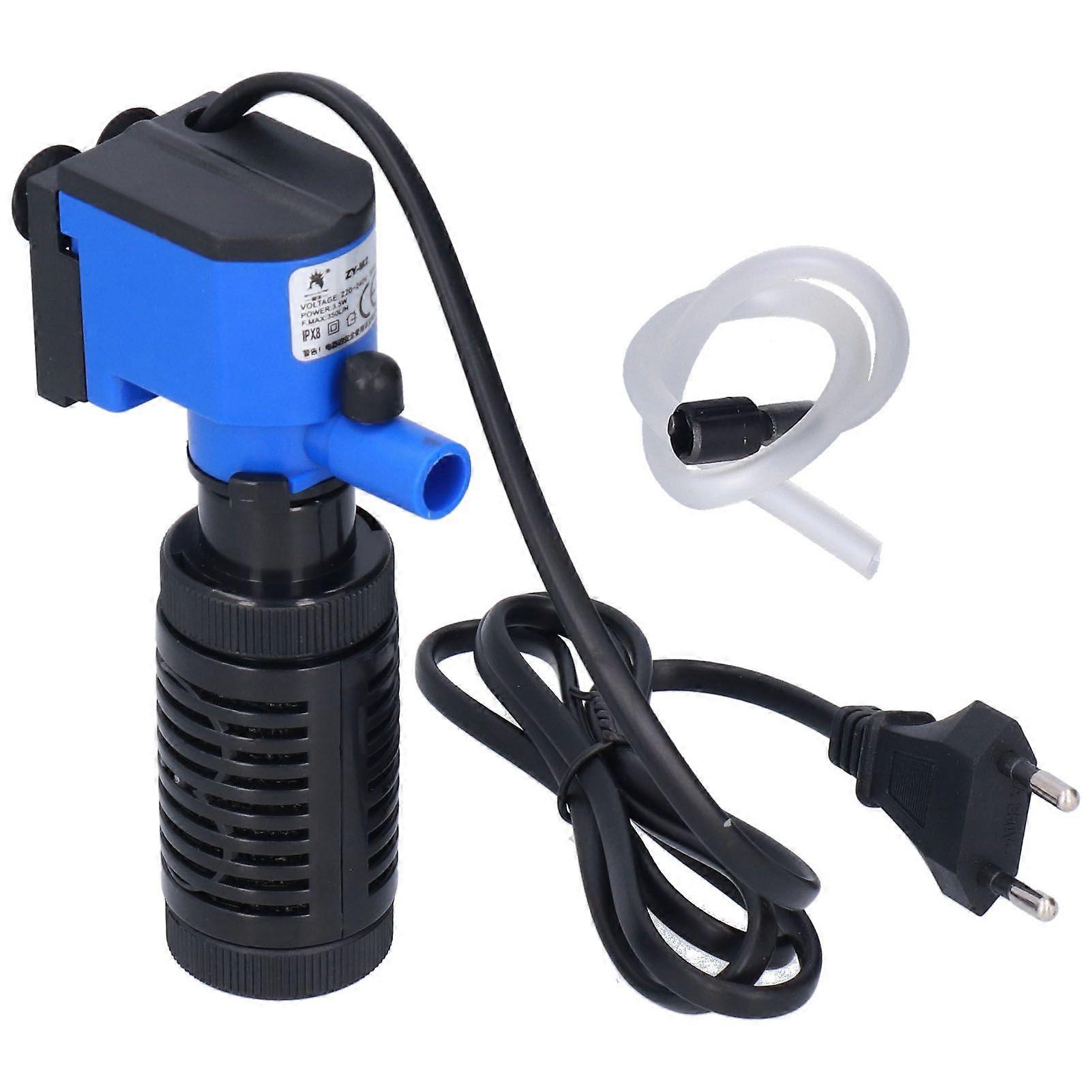 ZYM2 Aquarium Internal Filter Low Water Level Oxygen Increasing Pump Filter for Fish Tank Tortoise Tank