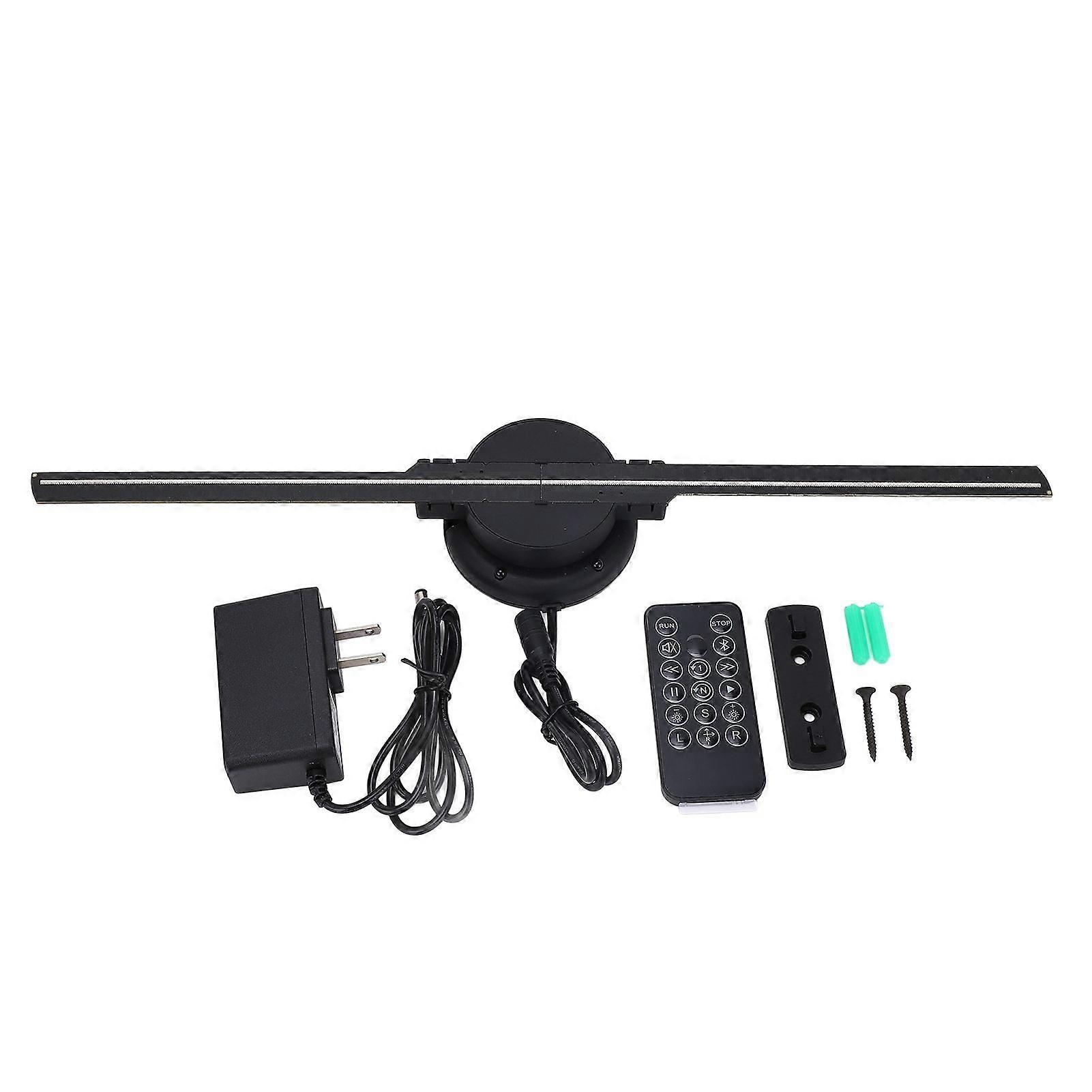 3D Hologram Fan 256LED 400x400mm WiFi Remote Control 3D Hologram Projector Advertising Display 100240V Prise amricaine