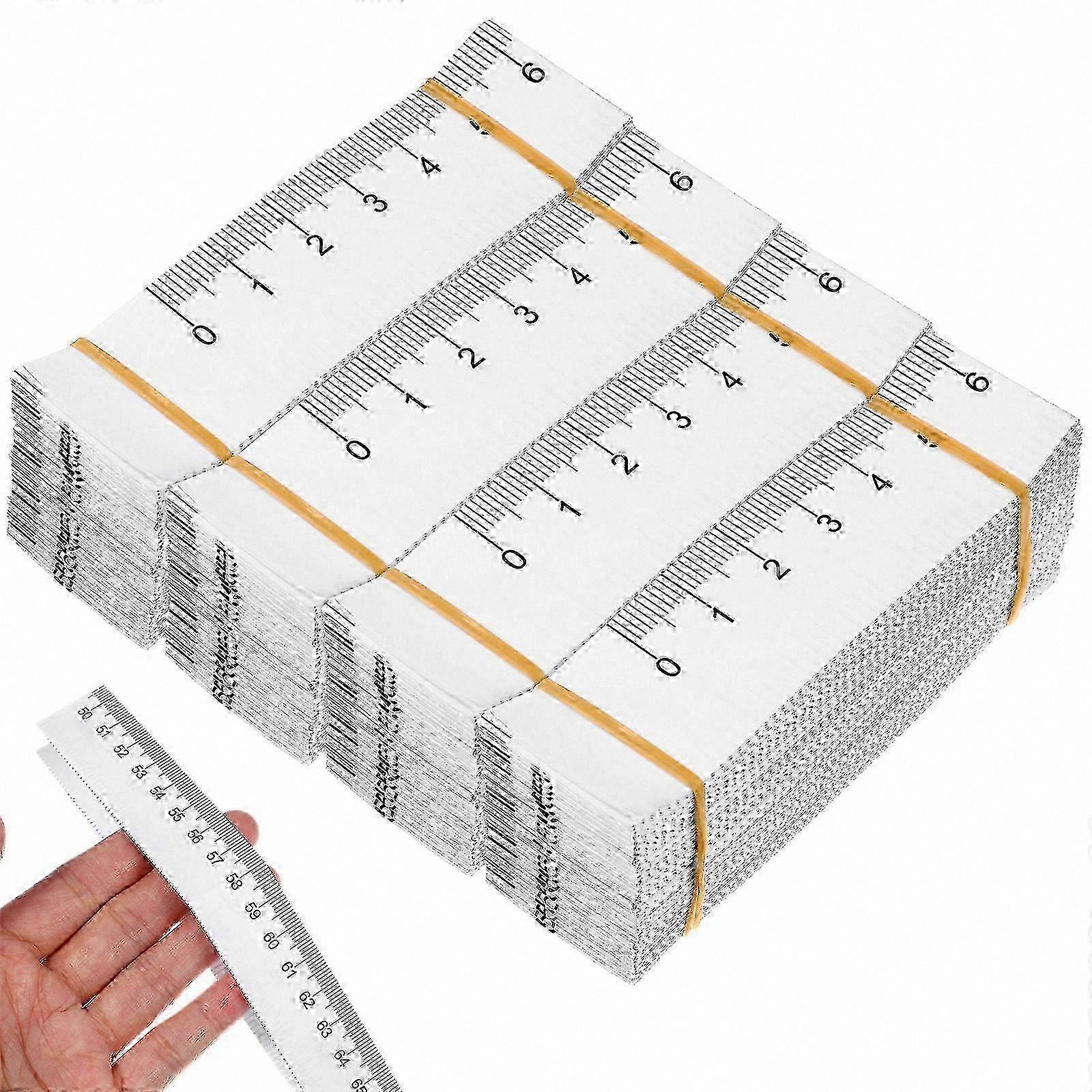 100 Pack Paper Body Measurement Tapes for Accurate Sizing and Crafting Projects