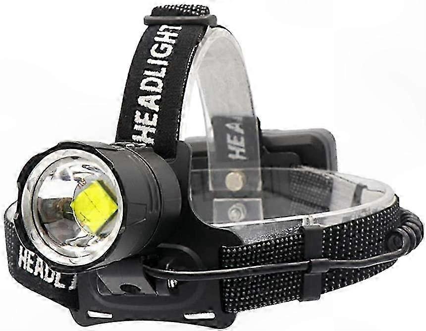 Rechargeable LED Headlamp 10000 Lumens XHP70.2 Zoomable High Power Work Light for Fishing Caving Hunting