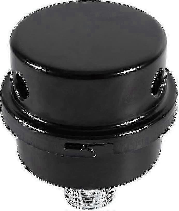 Compressor Intake Filter Air Filter Connector Muffler Filter Filter (black) (1pcs)