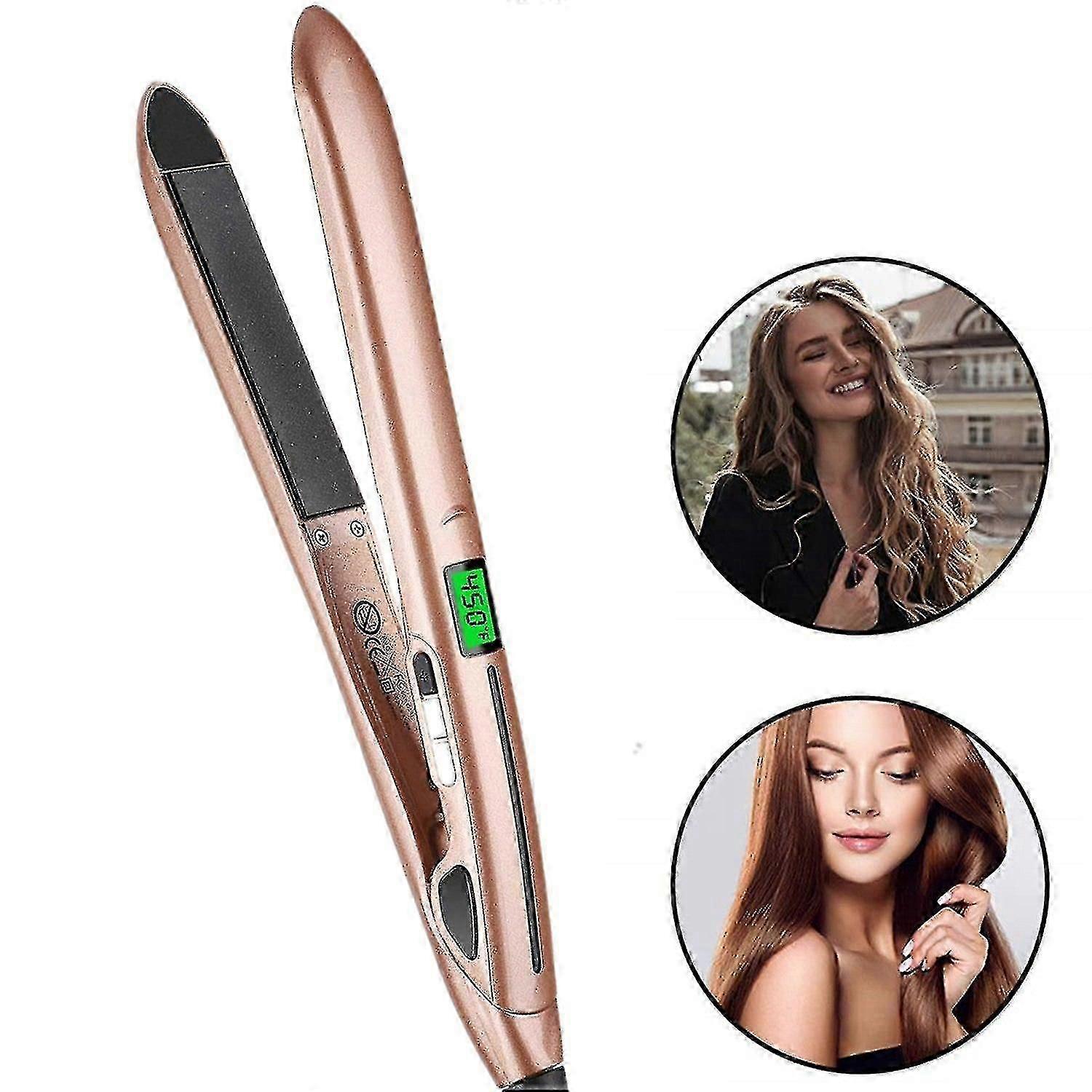 2 In 1 H Straightener Flat Rotating H Ers Plate H Iron For Ptc H Iron H Styling Tools