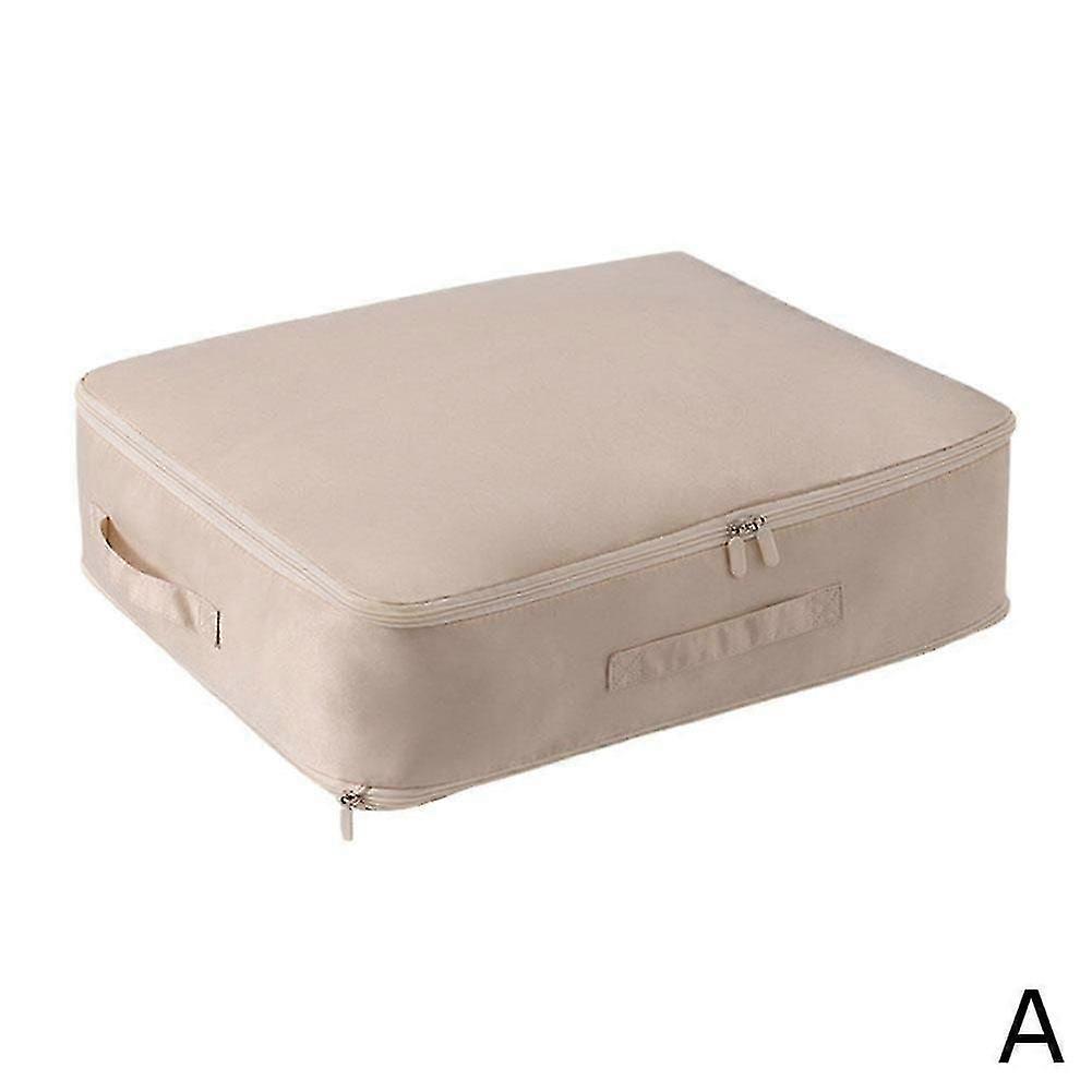Space-Saving Self-Compression Duvet Storage Bag for Efficient Bedding Organizer