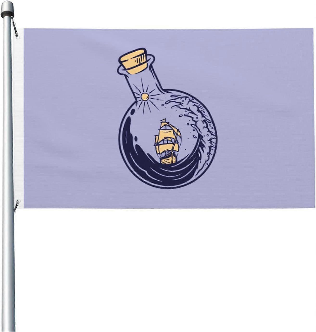 Ship In A Bottle Flag QI 1827