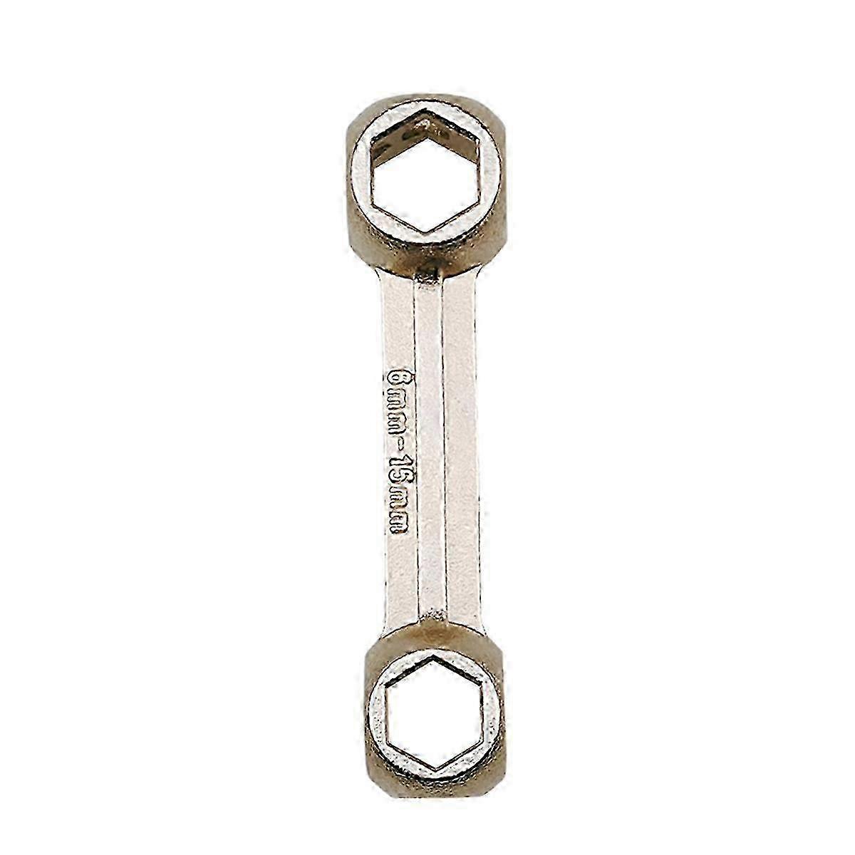 Bone Shape Hexagon Wrench Multipurpose 6-15mm 10Holes Cycling Spanner