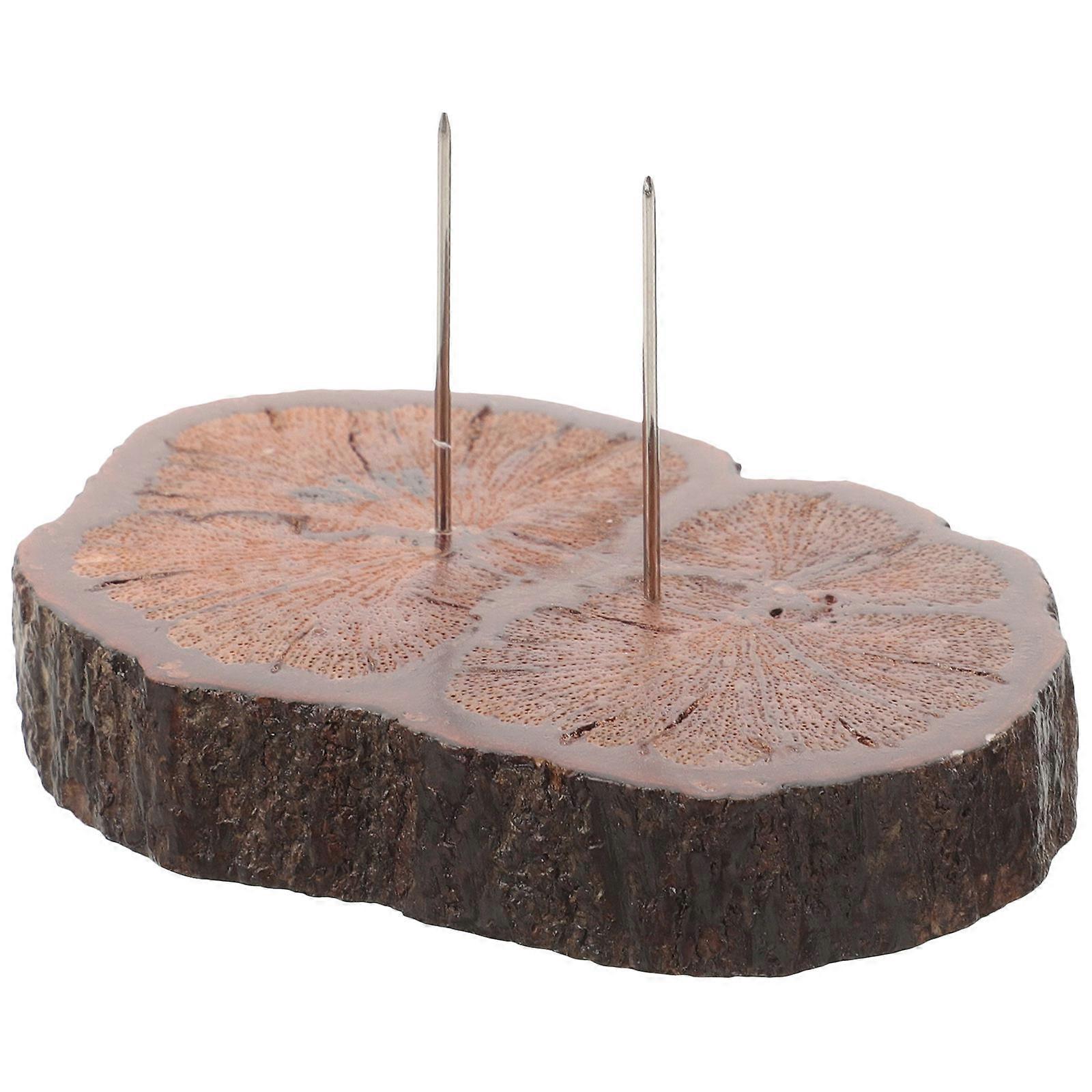 Needle Felting Doll Display Stand Wooden Base for Doll Holding 2Pcs