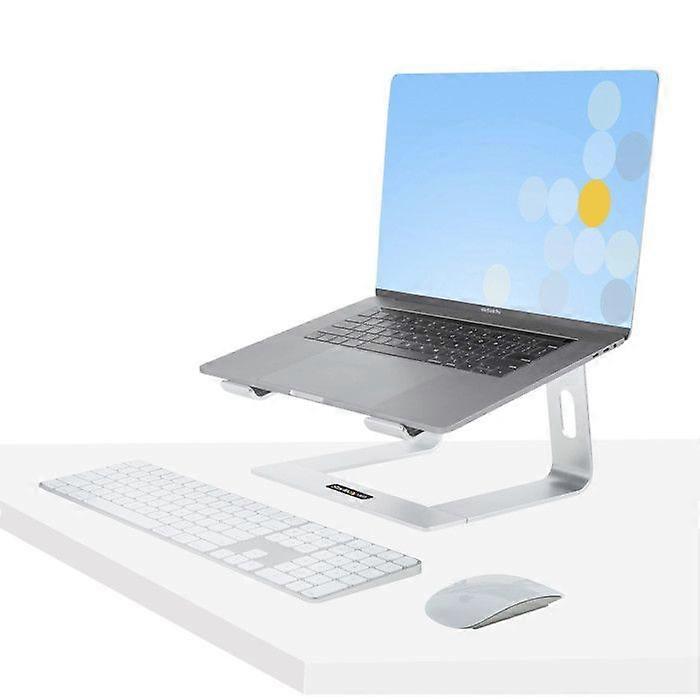 StarTech.com 360° Rotating Ergonomic Laptop Stand Silver Aluminum