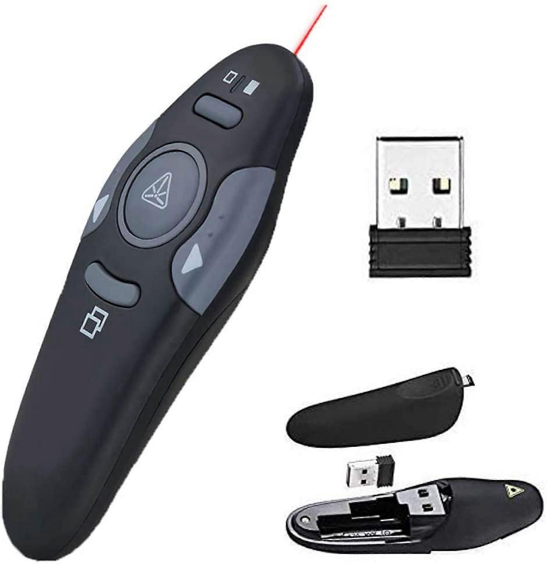 2.4GHz Wireless Presenter Remote Presentation USB Control PowerPoint PPT Clicker
