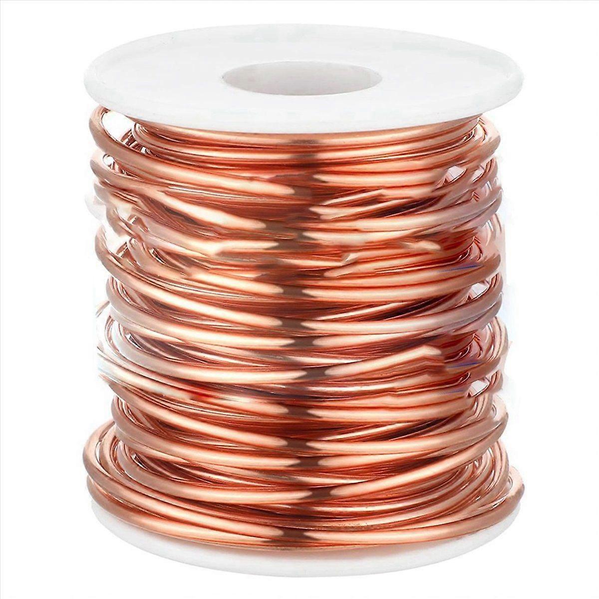 Soft Copper Wire for Electroculture Plants Bare Wire,1 Pound Spool